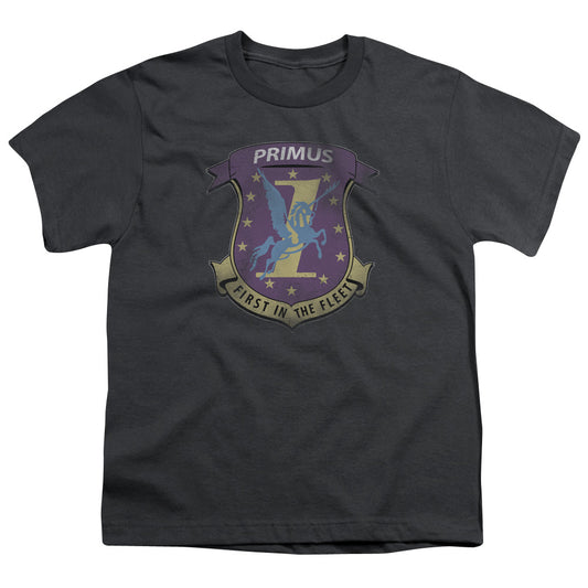 Bsg - Primas Badge - Short Sleeve Youth 18/1 - Charcoal T-shirt