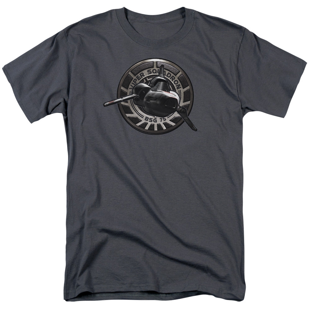 Bsg - Viper Squadron - Short Sleeve Adult 18/1 - Charcoal T-shirt