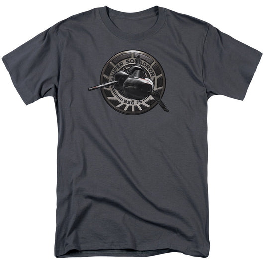Bsg - Viper Squadron - Short Sleeve Adult 18/1 - Charcoal T-shirt