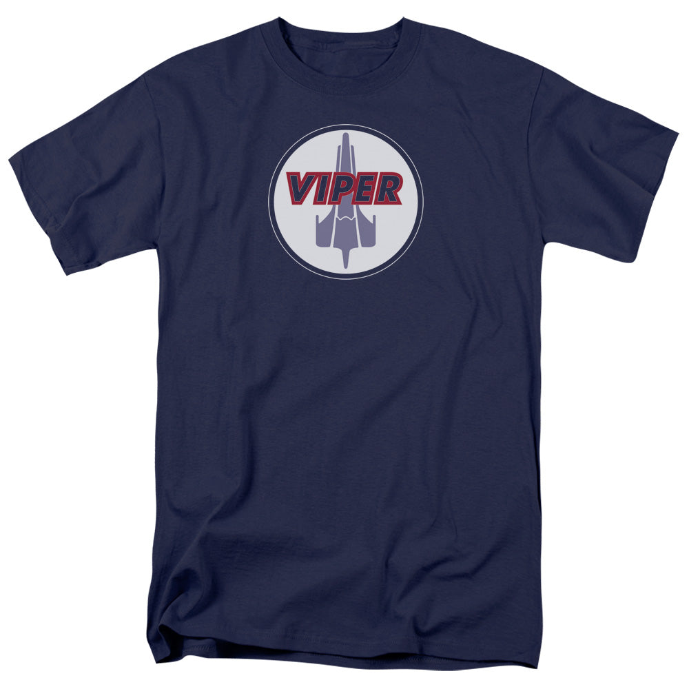 Bsg - Viper Badge - Short Sleeve Adult 18/1 - Navy T-shirt