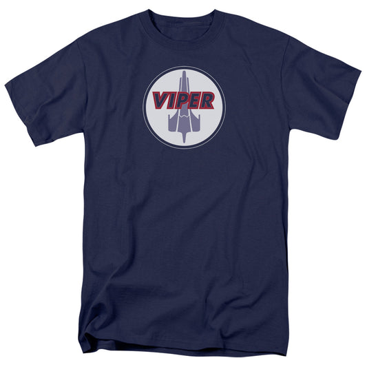 Bsg - Viper Badge - Short Sleeve Adult 18/1 - Navy T-shirt