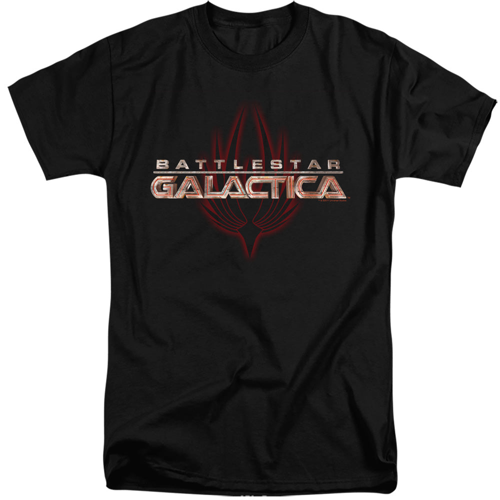 Bsg - Logo With Phoenix - Short Sleeve Adult Tall 18/1 - Black T-shirt
