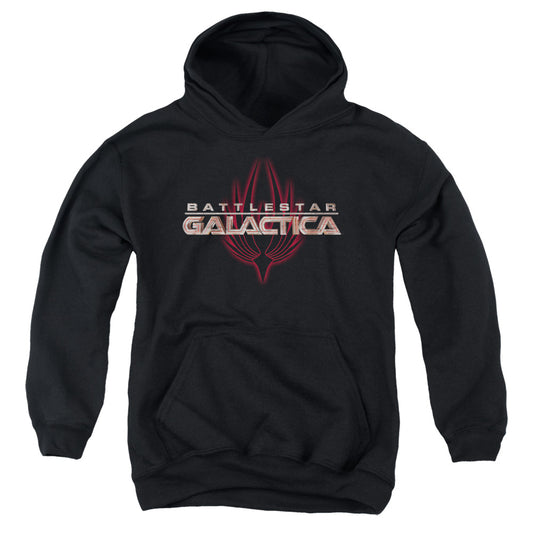 Bsg - Logo With Phoenix - Youth Pull-over Hoodie - Black