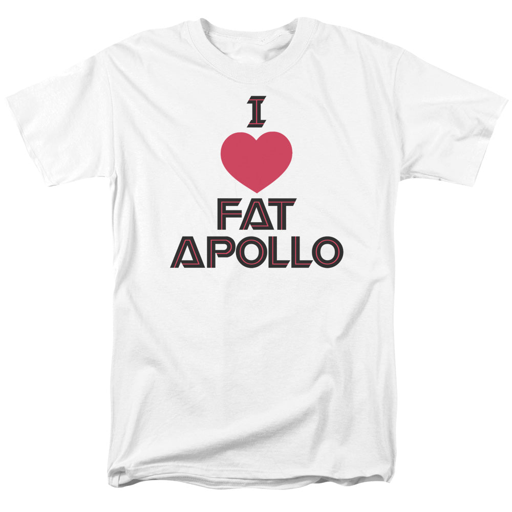 Bsg - I Heart Fat Apollo - Short Sleeve Adult 18/1 - White T-shirt