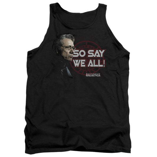 Bsg - So Say We All - Adult Tank - Black