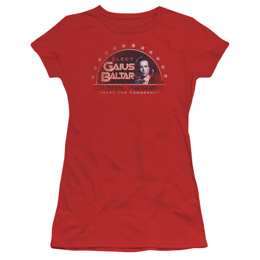 Bsg - Elect Gaius - Short Sleeve Junior Sheer - Red T-shirt
