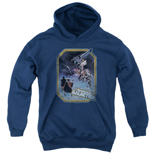 Bsg - Poster Iron On - Youth Pull-over Hoodie - Navy