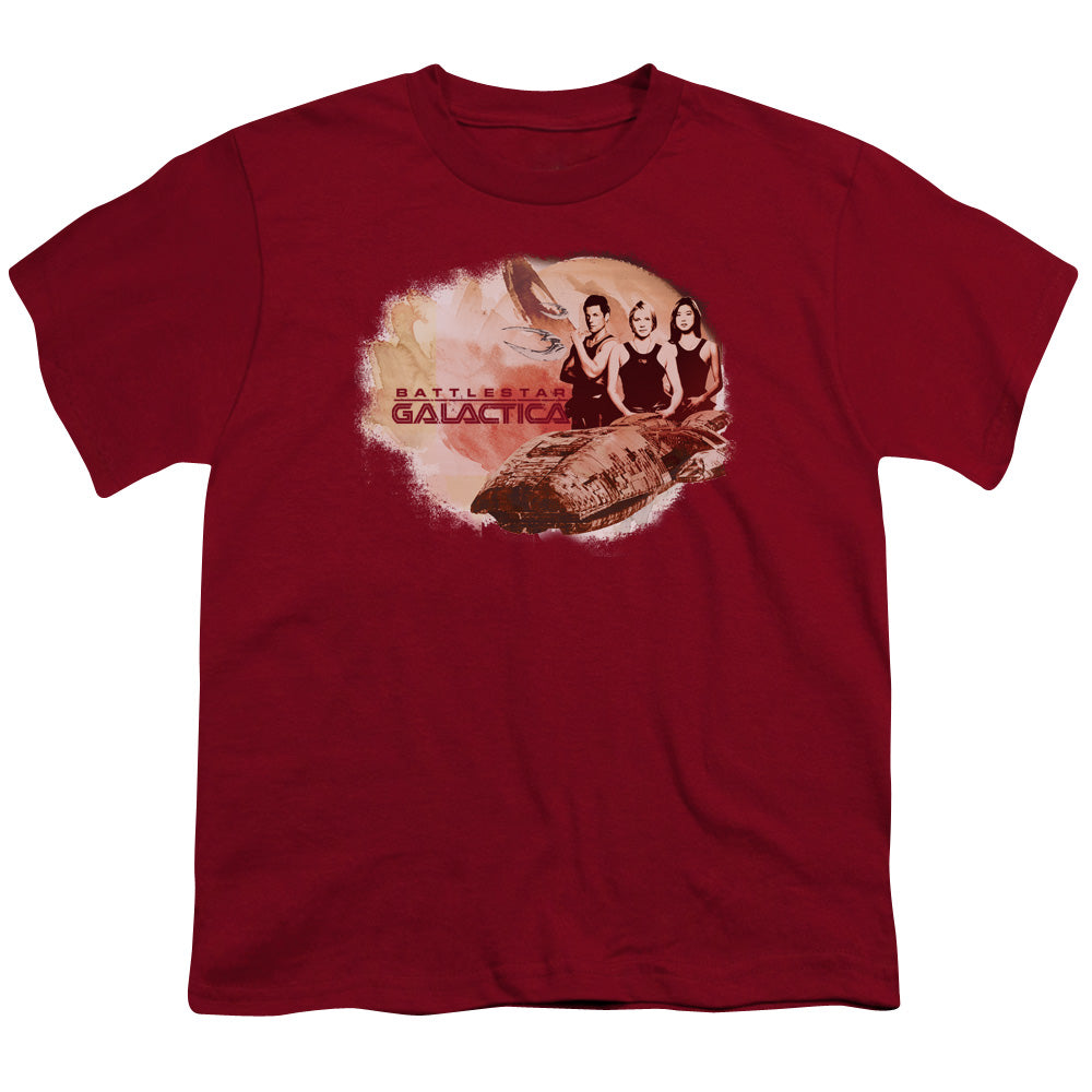 BSG GALACTICA PILOTS - S/S YOUTH 18/1 - CARDINAL T-Shirt