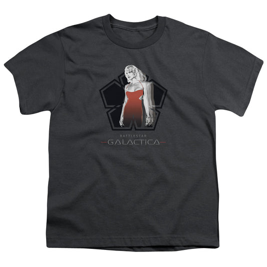 Bsg - Cylon Tech - Short Sleeve Youth 18/1 - Charcoal T-shirt