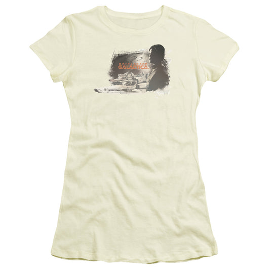 Bsg - Starbuck - Short Sleeve Junior Sheer - Cream T-shirt