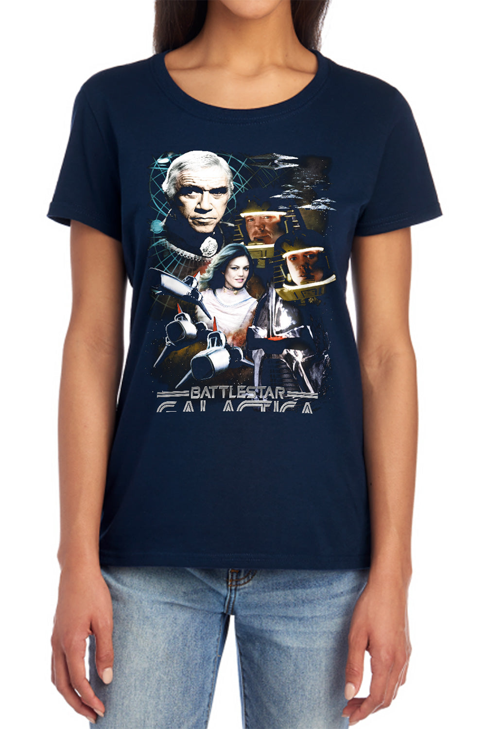 Bsg - 35th Anniversary Collage - Short Sleeve Womens Tee - Black T-shirt