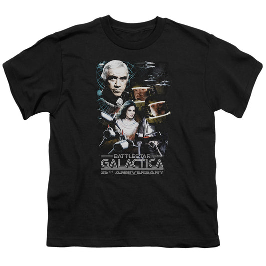 Bsg - 35th Anniversary Collage - Short Sleeve Youth 18/1 - Black T-shirt