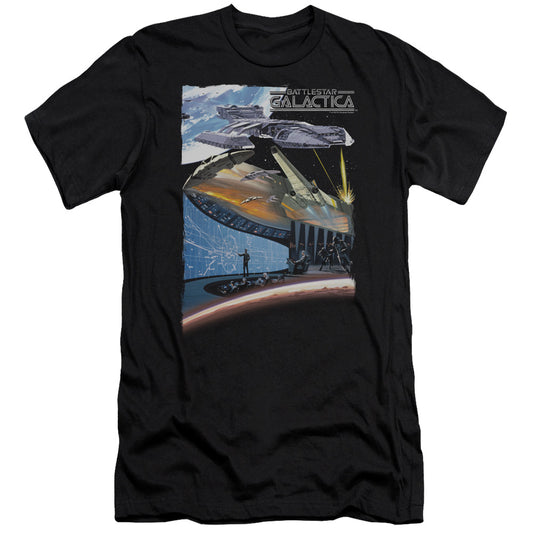 Bsg - Concept Art-hbo Short Sleeve Adult 30/1 - Black T-shirt