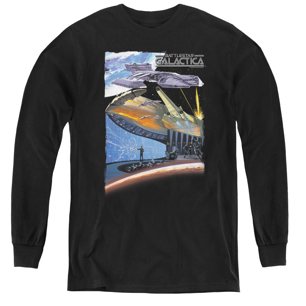 Bsg - Concept Art - Youth Long Sleeve Tee - Black