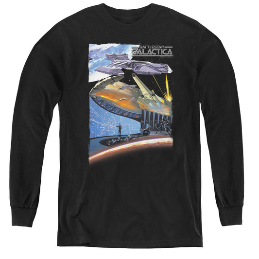 Bsg - Concept Art - Youth Long Sleeve Tee - Black