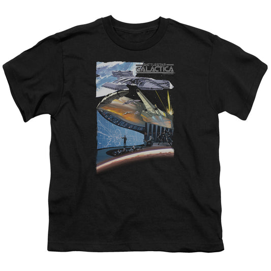 Bsg - Concept Art - Short Sleeve Youth 18/1 - Black T-shirt