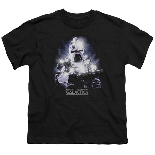 Bsg - 35th Anniversary Cylon - Short Sleeve Youth 18/1 - Black T-shirt