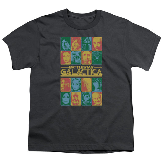 Bsg - 35th Anniversary Cast - Short Sleeve Youth 18/1 - Charcoal T-shirt