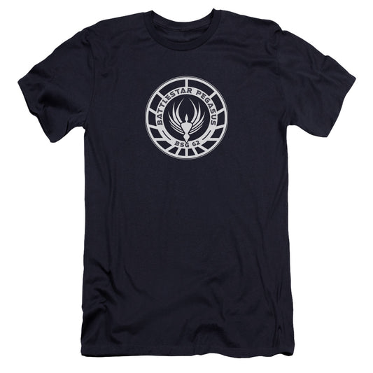Bsg - Pegasus Badge-premuim Canvas Adult Slim Fit 30/1 - Navy