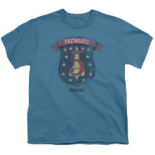 Bsg - Prowlers Badge - Short Sleeve Youth 18/1 - Slate T-shirt