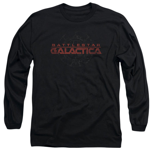 Bsg - Battered Logo - Long Sleeve Adult 18/1 - Black T-shirt