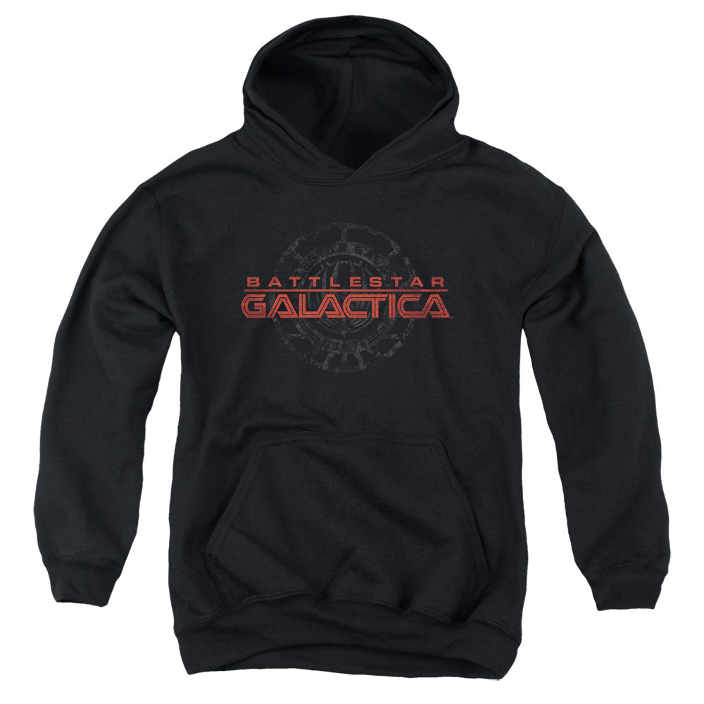 Bsg - Battered Logo - Youth Pull-over Hoodie - Black