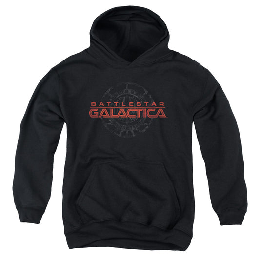 Bsg - Battered Logo - Youth Pull-over Hoodie - Black