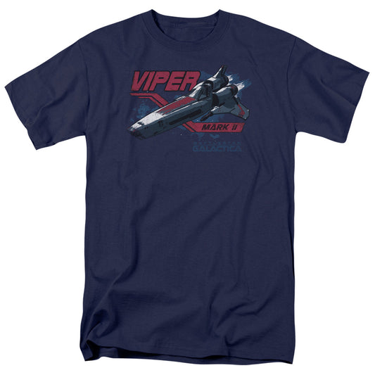 Bsg - Viper Mark Ii - Short Sleeve Adult 18/1 - Navy T-shirt