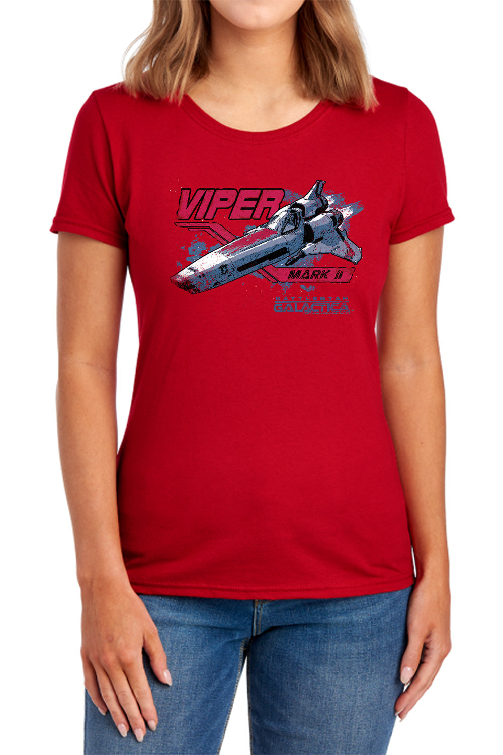 Bsg - Viper Mark Ii - Short Sleeve Womens Tee - Navy T-shirt