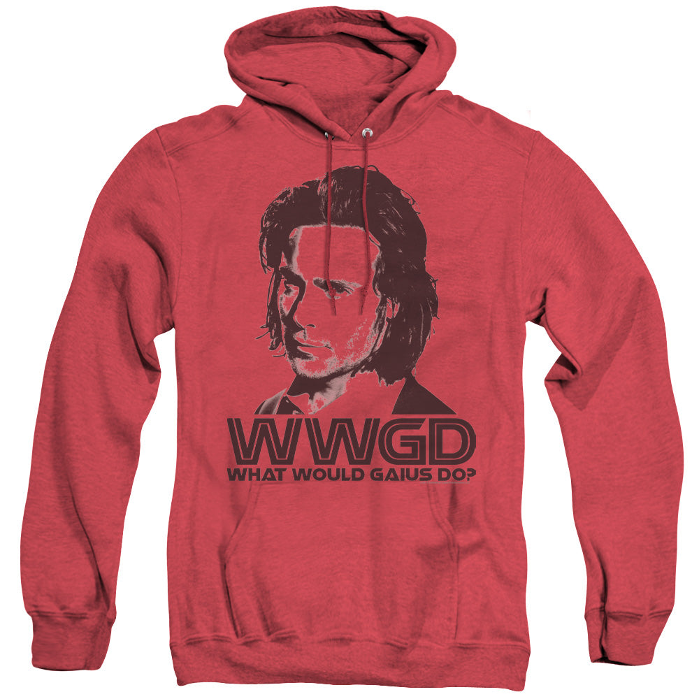 Bsg - Wwgd - Adult Heather Hoodie - Red
