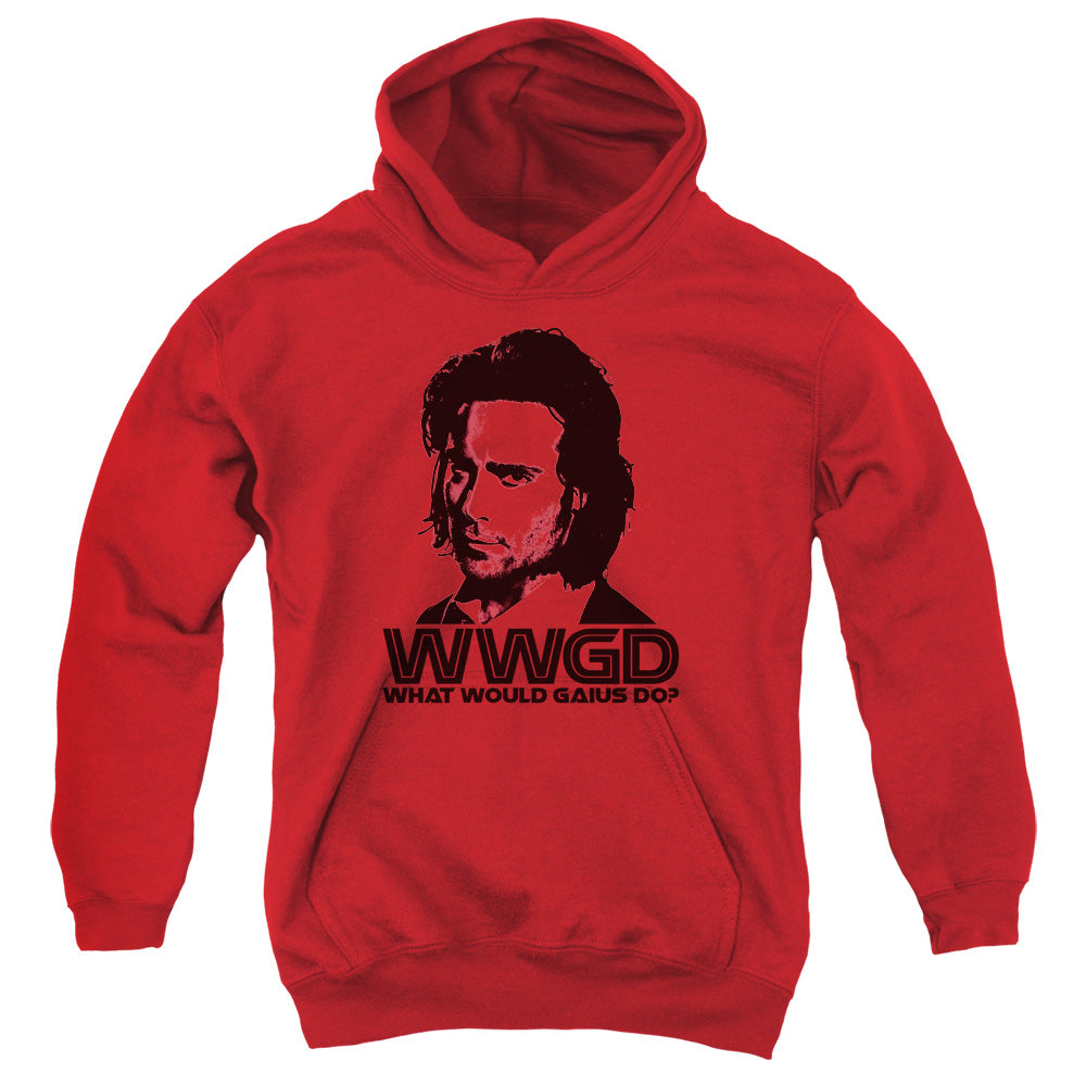 Bsg - Wwgd - Youth Pull-over Hoodie - Red