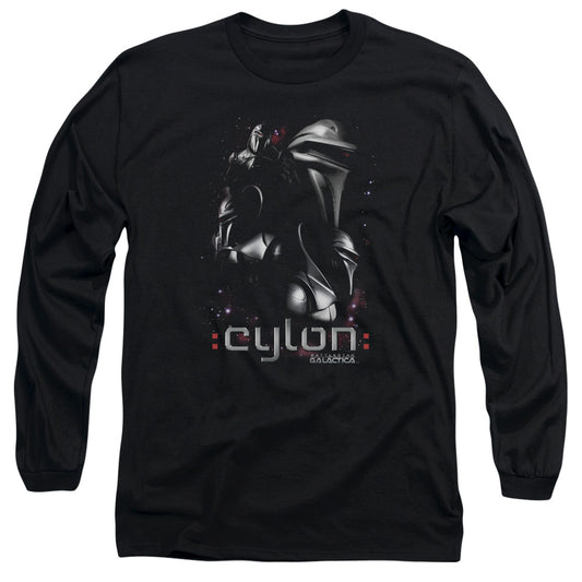 Battlestar Galactica - Centurions - Long Sleeve Adult 18/1 - Black T-shirt