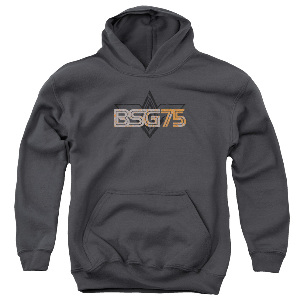 Battlestar Galactica - Bsg75 - Youth Pull-over Hoodie - Charcoal