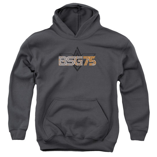 Battlestar Galactica - Bsg75 - Youth Pull-over Hoodie - Charcoal