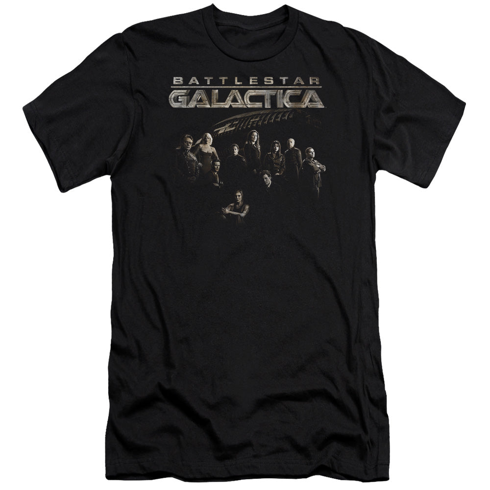 Battlestar Galactica - Battle Cast-premuim Canvas Adult Slim Fit 30/1 - Black