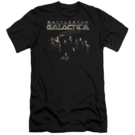 Battlestar Galactica - Battle Cast-premuim Canvas Adult Slim Fit 30/1 - Black
