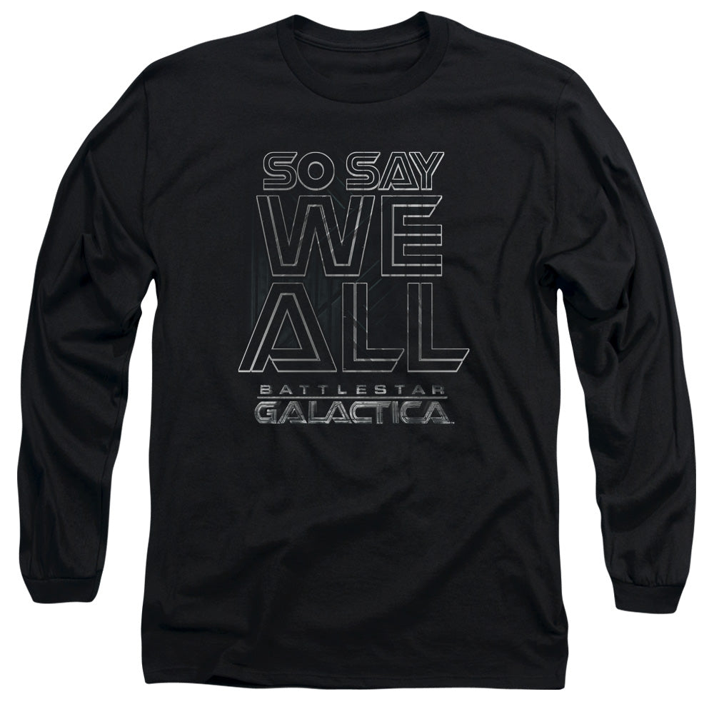 Bsg - Together Now - Long Sleeve Adult 18/1 - Black T-shirt