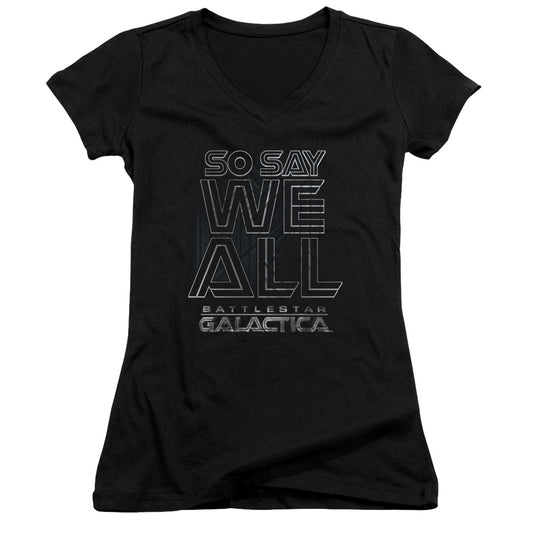 Bsg - Together Now-junior V-neck - Black