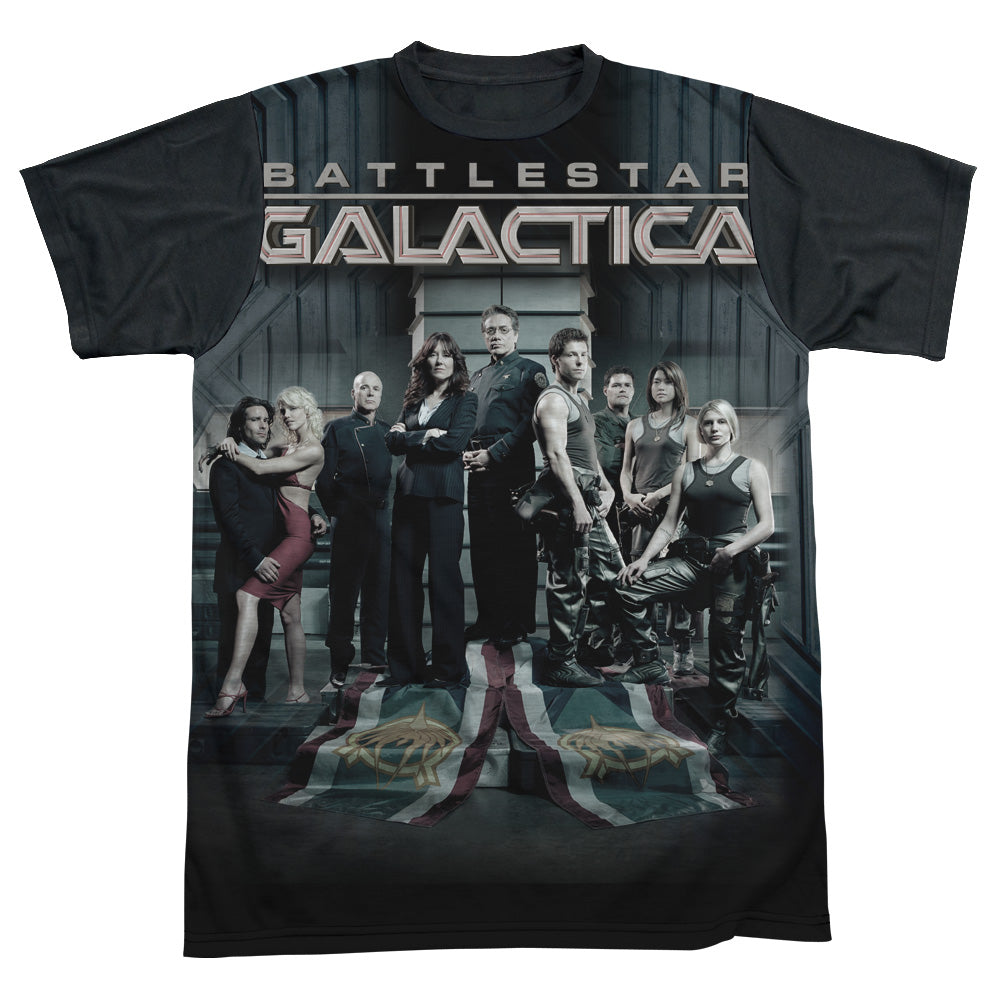 Bsg - Fallen Leader - Short Sleeve Adult White Front Black Back   - White T-shirt