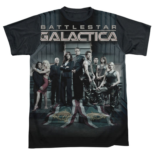 Bsg - Fallen Leader - Short Sleeve Adult White Front Black Back   - White T-shirt