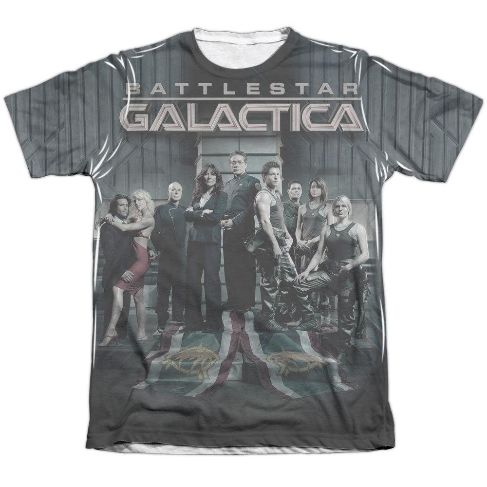 Bsg - Fallen Leader - Adult Poly/cotton Short Sleeve Tee - White T-shirt