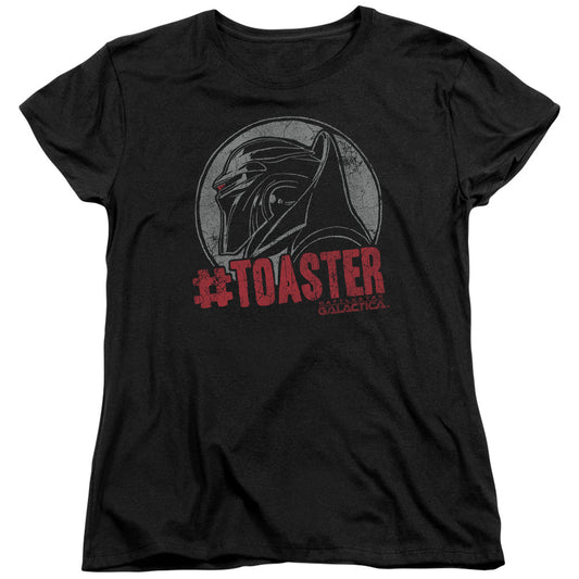 Bsg - #toaster - Short Sleeve Womens Tee - Black T-shirt