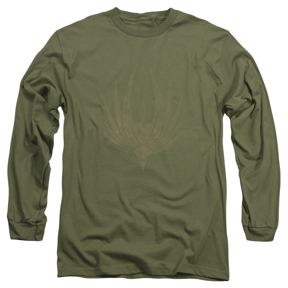 Bsg - Phoenix - Long Sleeve Adult 18/1 - Military Green T-shirt