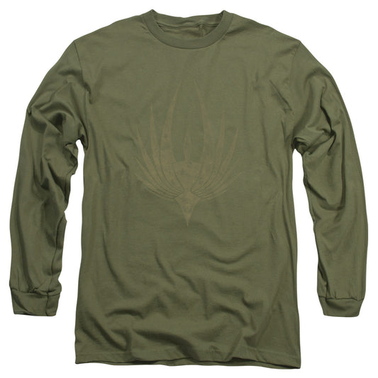 Bsg - Phoenix - Long Sleeve Adult 18/1 - Military Green T-shirt