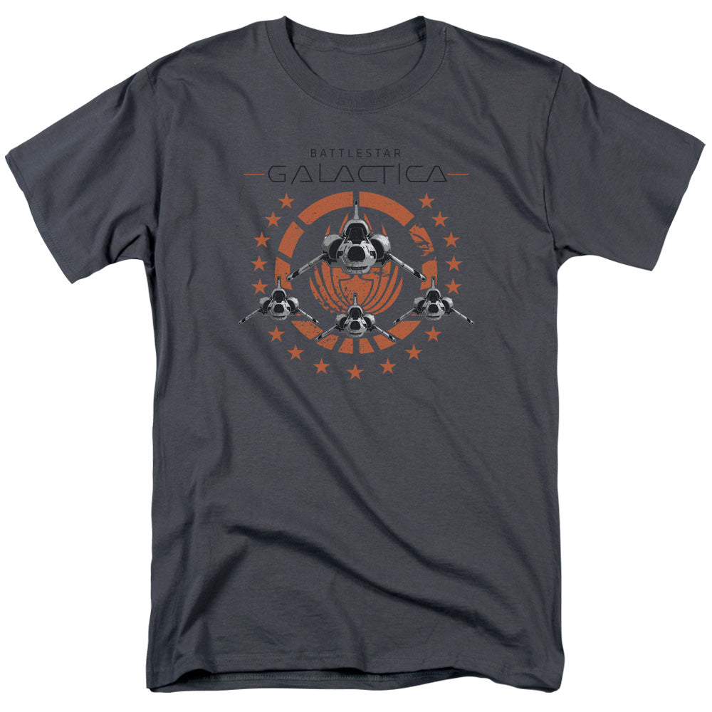 Bsg - Squadron - Short Sleeve Adult 18/1 - Charcoal T-shirt