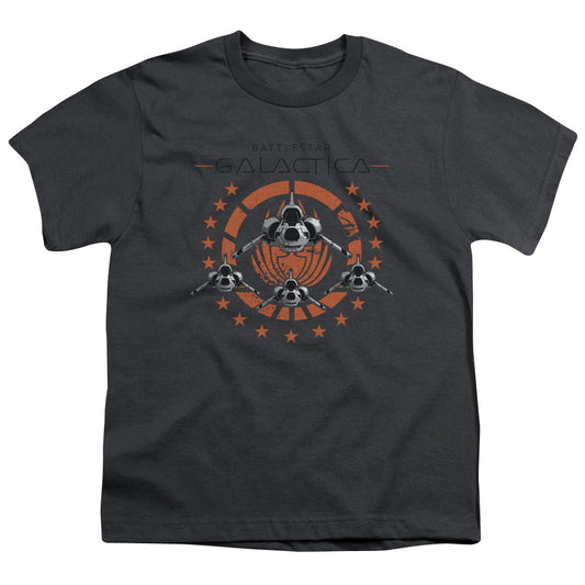 Bsg - Squadron - Short Sleeve Youth 18/1 - Charcoal T-shirt
