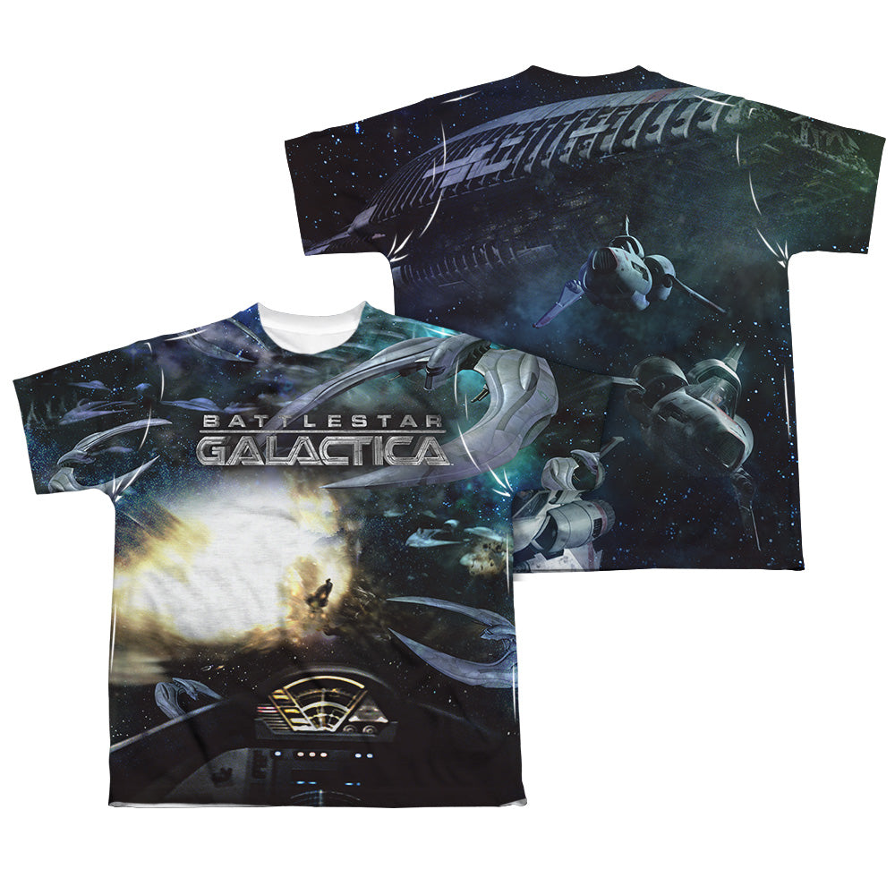 BSG (NEW) BATTLE SEAT (FRONT/BACK PRINT)-S/S YOUTH T-Shirt