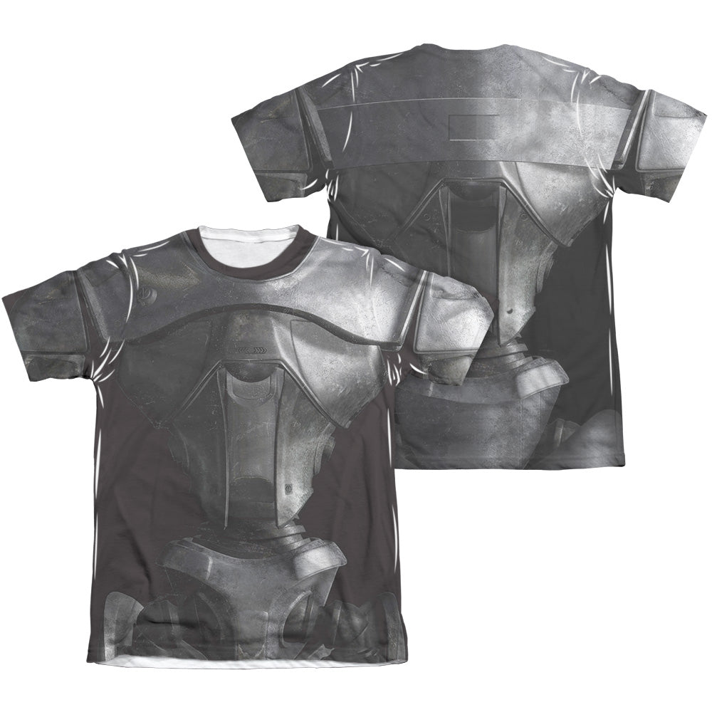 Bsg (New) - New Cylon (Front/back Print) - Adult Poly/cotton Short Sleeve Tee - White T-shirt