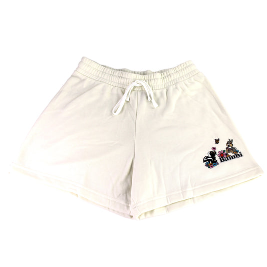 Bambi Flower Embroidered Shorts