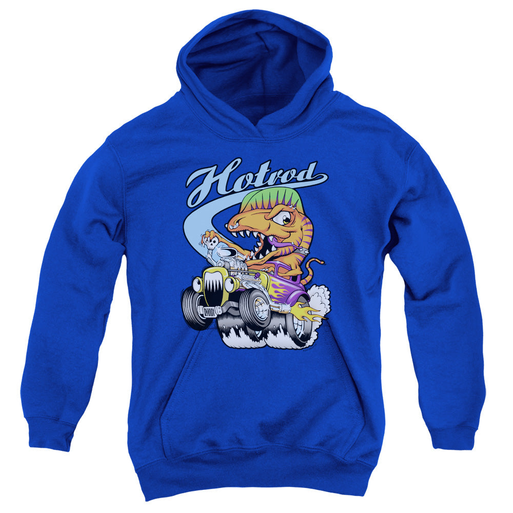 Hotrod - Youth Pull-over Hoodie - Royal